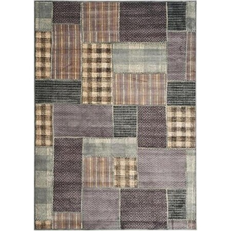 Safavieh Vintage Power Loomed Rectangle Rug- Light Blue- 6 Ft. 7 In. X 9 Ft. 2 In. VTG107-2110-6